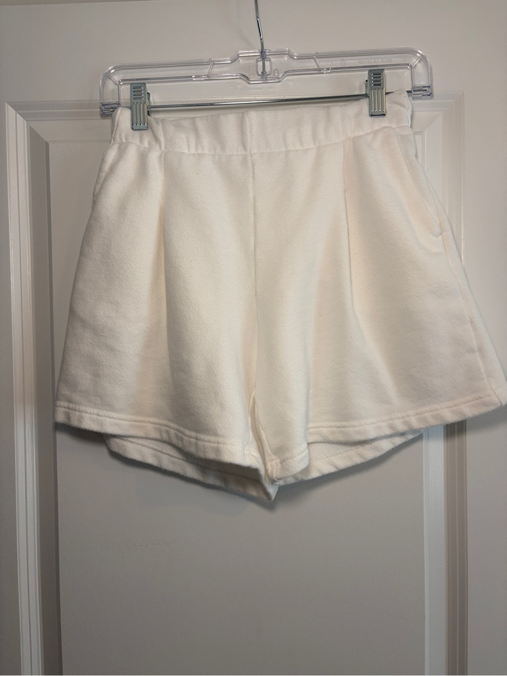 Aerie | White Pull-On Casual Cotton Soft Sweat Shorts